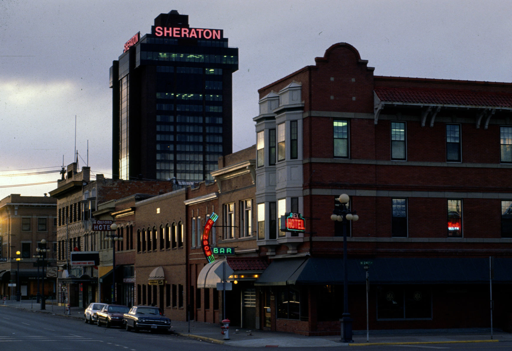 Montana Avenue looking west from North 24th Street, 1991
